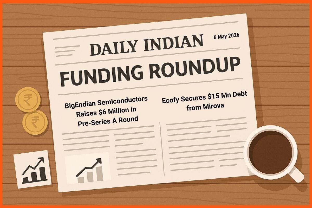 Daily Indian Funding Roundup & Key News - 6 May 2026: Ecofy Gets $15 Mn Green Debt from Mirova, Freshworks Cuts 500 Jobs, and More