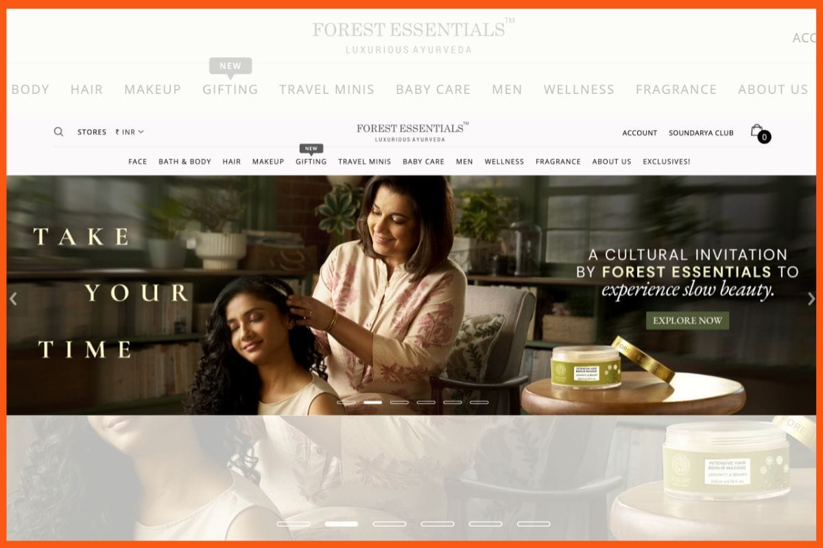 Forest Essentials - Indian Brands for Mother’s Day Gifting