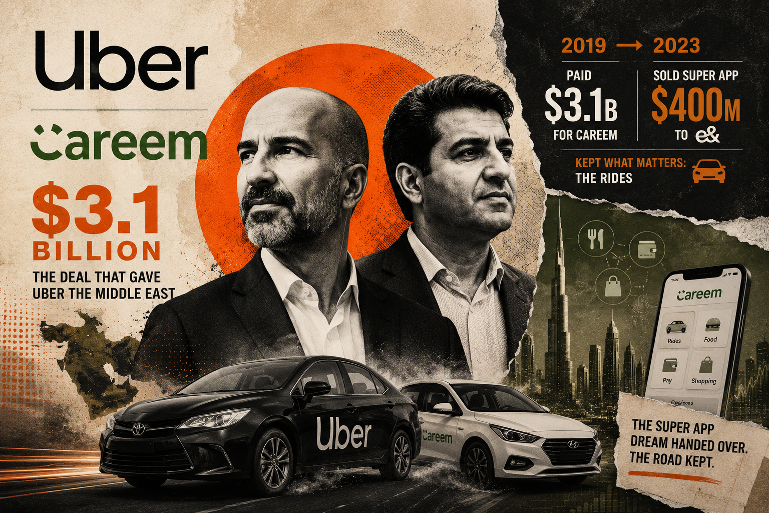 Why Uber Paid $3.1 Billion for Careem, and Then Sold the Super App