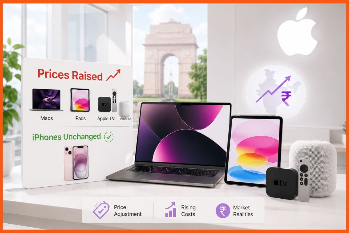 Apple raises India prices for Macs, iPads, Apple TV and HomePod, spares iPhones