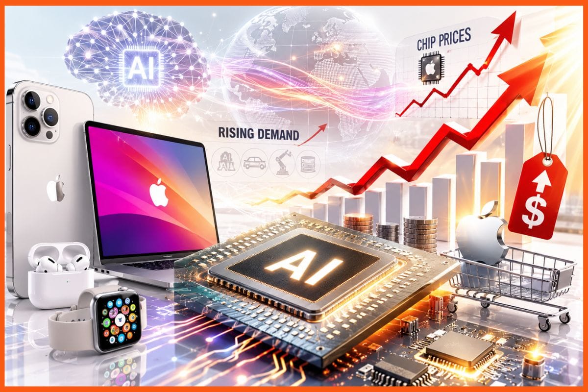 AI demand drives chip prices higher, forcing Apple to consider price hikes