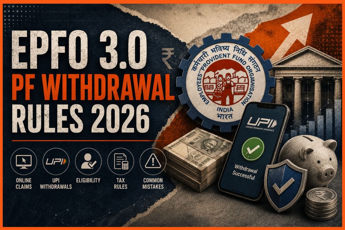 EPFO 3.0 PF Withdrawal Rules 2026: Complete Guide to Online Claims, UPI Withdrawals, Eligibility, Tax Rules and Common Mistakes