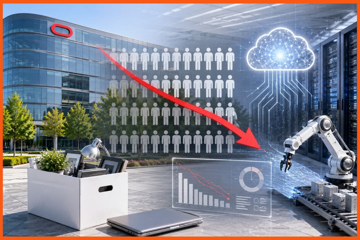 Oracle eliminates 21,000 positions in 12 months amid AI transformation