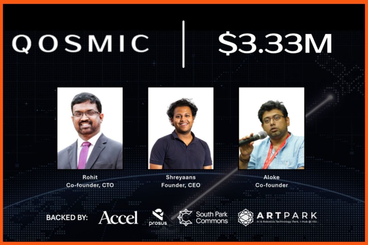 QOSMIC Raises $3.33 Million to Build the Optical Communications Backbone of the Space Economy