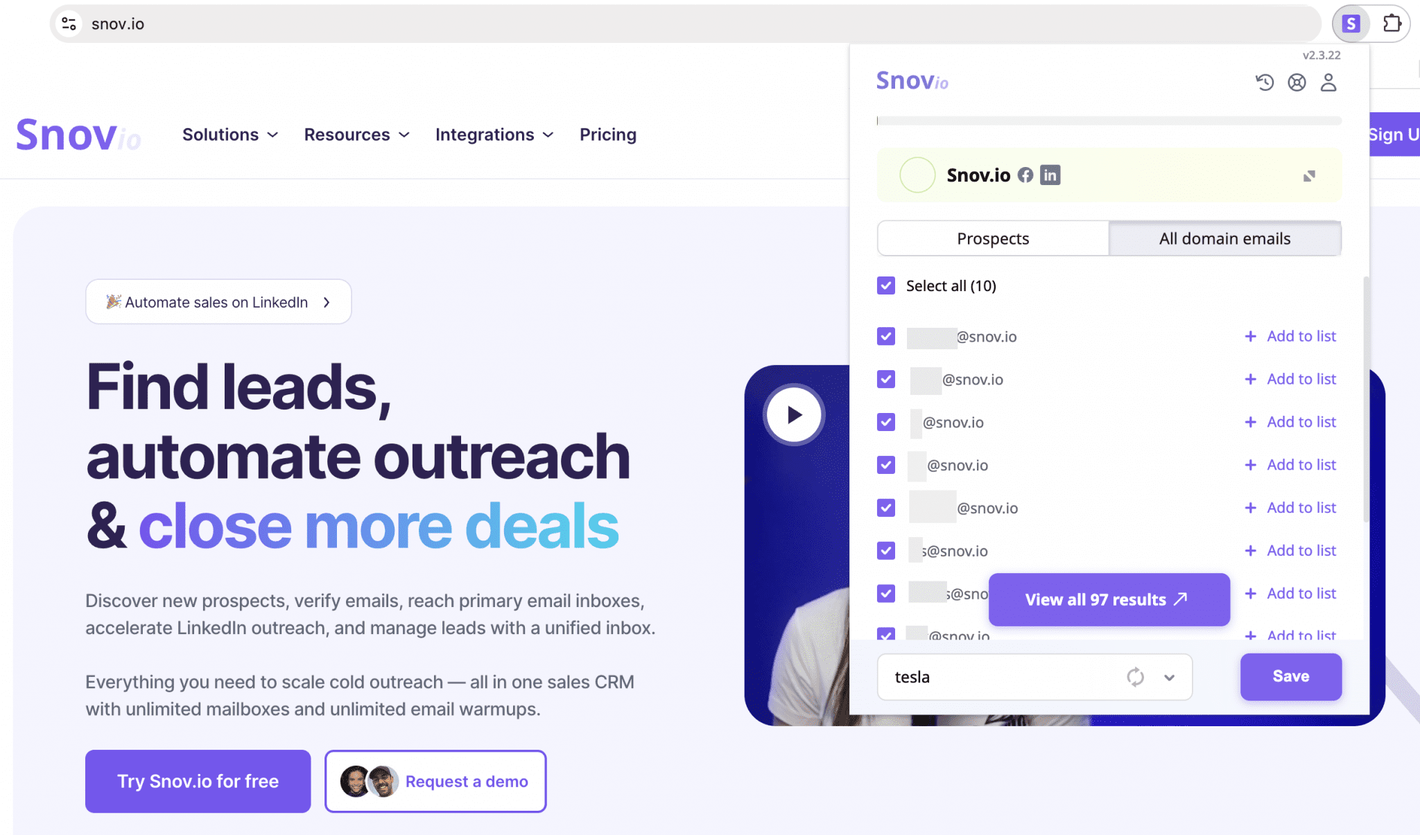 Snov.io - Best Email Outreach Tools