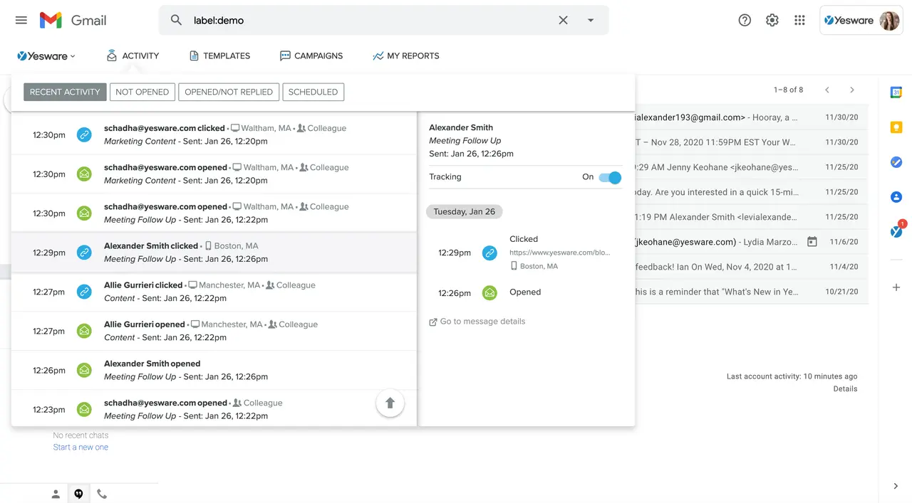 Yesware - Best Email Outreach Tools