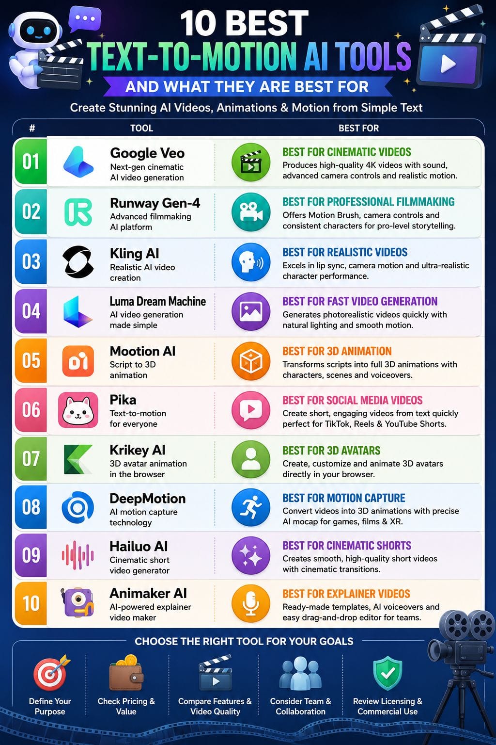 10 Best Text-to-Motion AI Tools in 2026