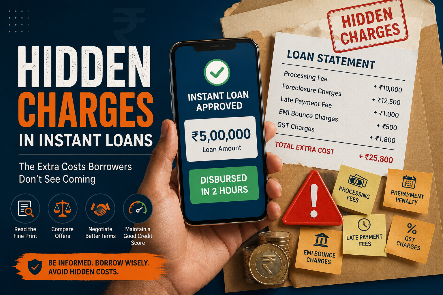 Hidden Charges in Instant Loans You Should Know