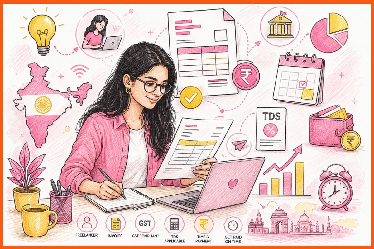 How to Invoice Clients as a Freelancer in India: GST, TDS, and Getting Paid on Time
