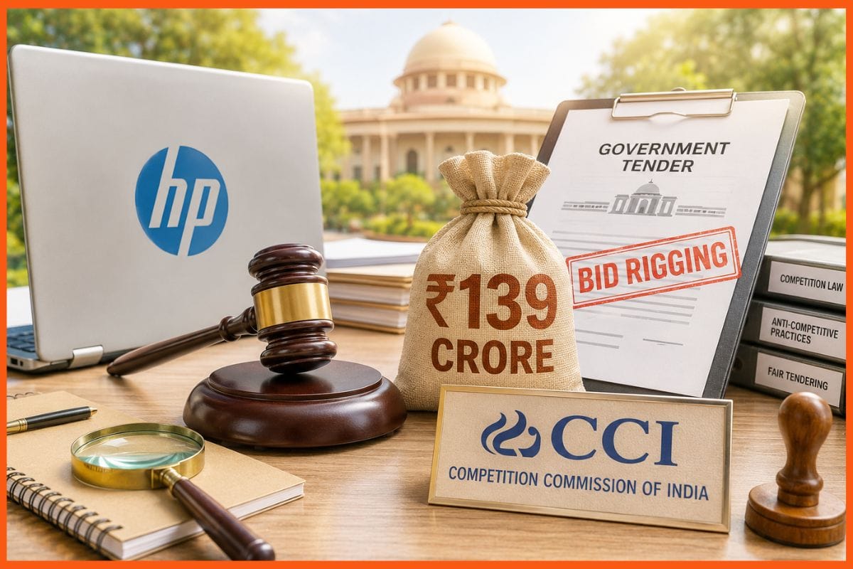 HP India penalised INR 139 crore by CCI over bid rigging in government tenders