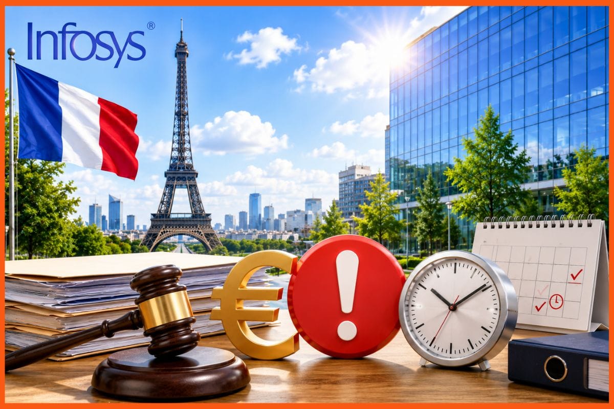 Infosys hit with €175,000 penalty in France over workforce time record system