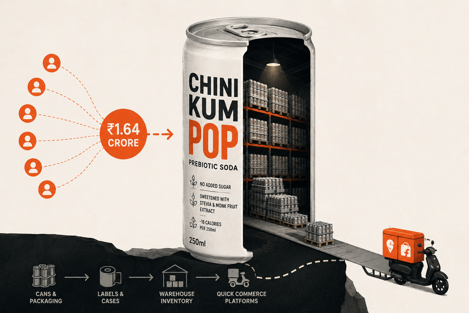 CHINI KUM Closes ₹1.64 Crore Pre-Seed for Zero-Sugar Drinks