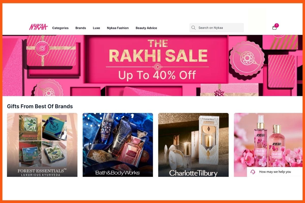 Nykaa - Best Indian Brands for Raksha Bandhan Gifting