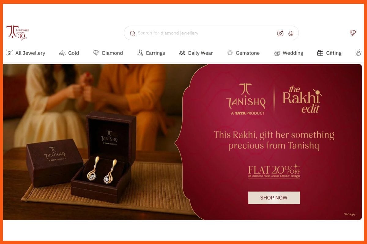 Tanishq - Best Indian Brands for Raksha Bandhan Gifting
