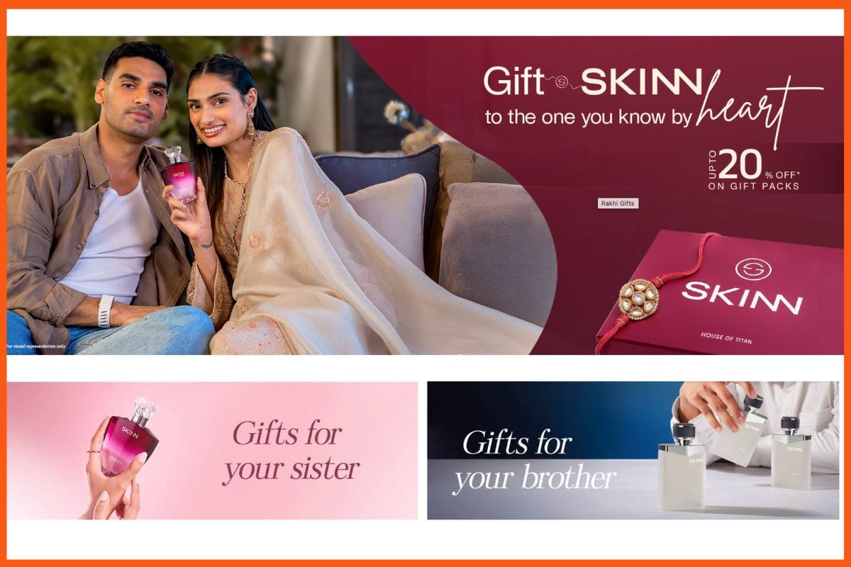 Titan & SKINN - Best Indian Brands for Raksha Bandhan Gifting