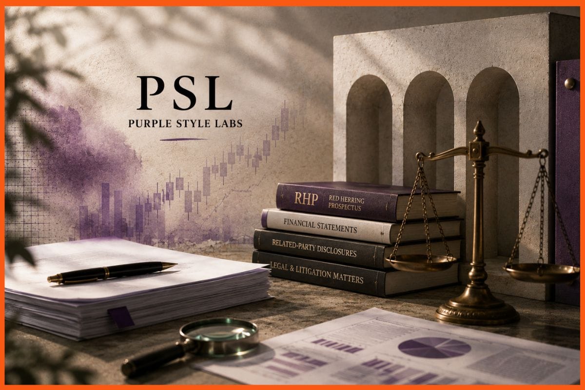 Purple Style Labs IPO: What the RHP Discloses on Losses, Litigation and Related-Party Deals