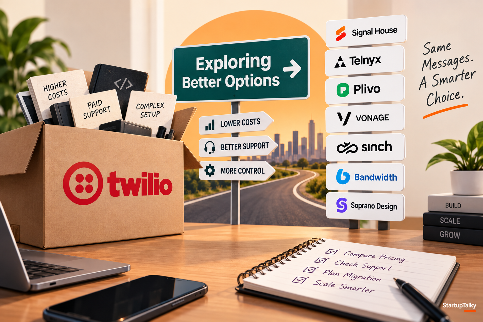 7 Best Twilio Alternatives in 2026 (Real SMS Pricing Compared)