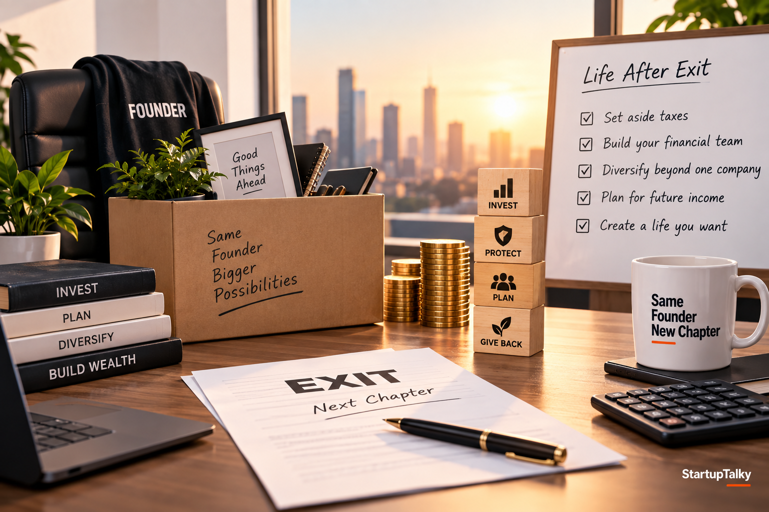 Financial planning after a startup exit: handling a founder's liquidity windfall