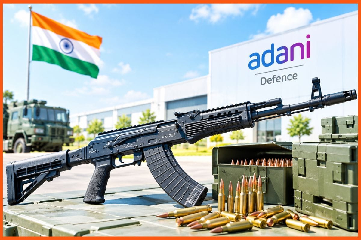 Adani Defence secures 5-year ammunition deal for India-made AK-203 assault rifles