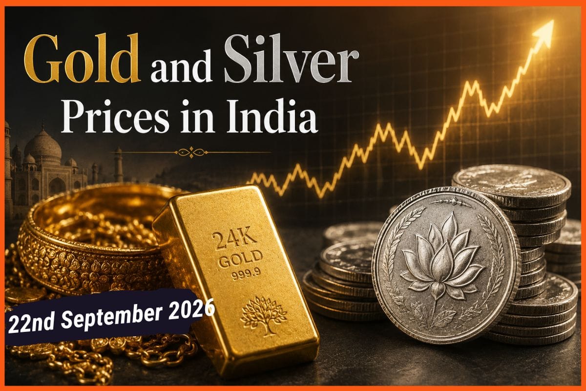 Gold and Silver Prices in India Today, 22 September 2026: Gold at ₹152,970, Silver at ₹238,000 as Both Ease