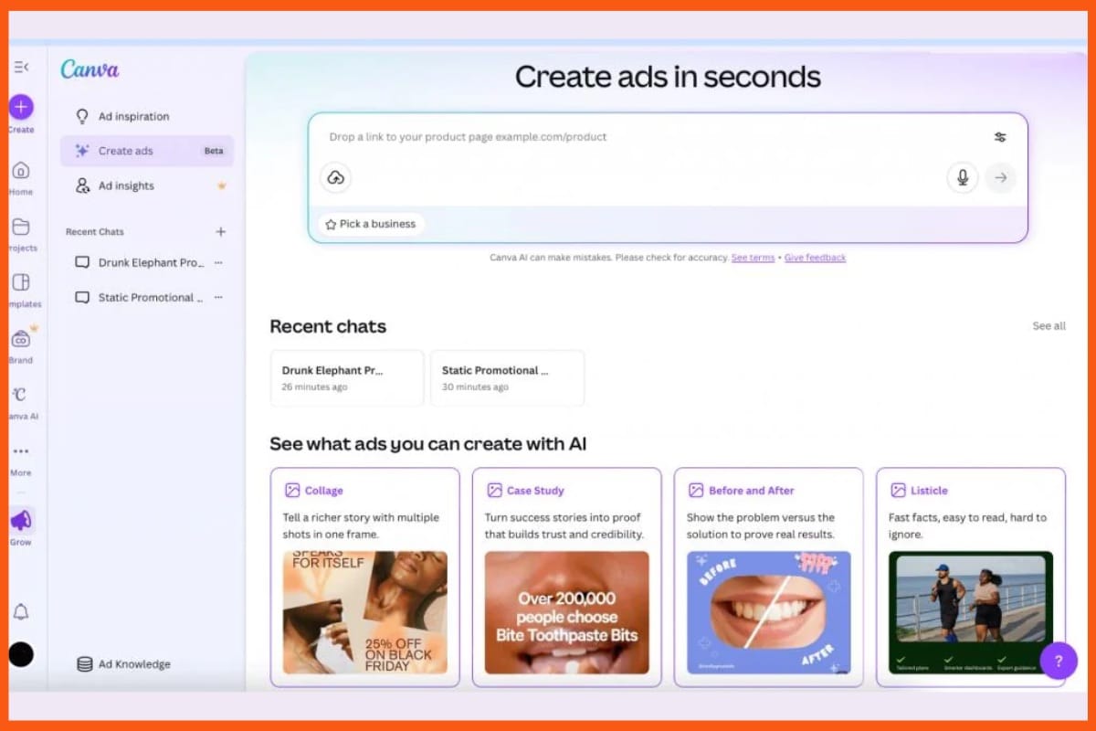 Best AI Tools for Snapchat Ads - Canva