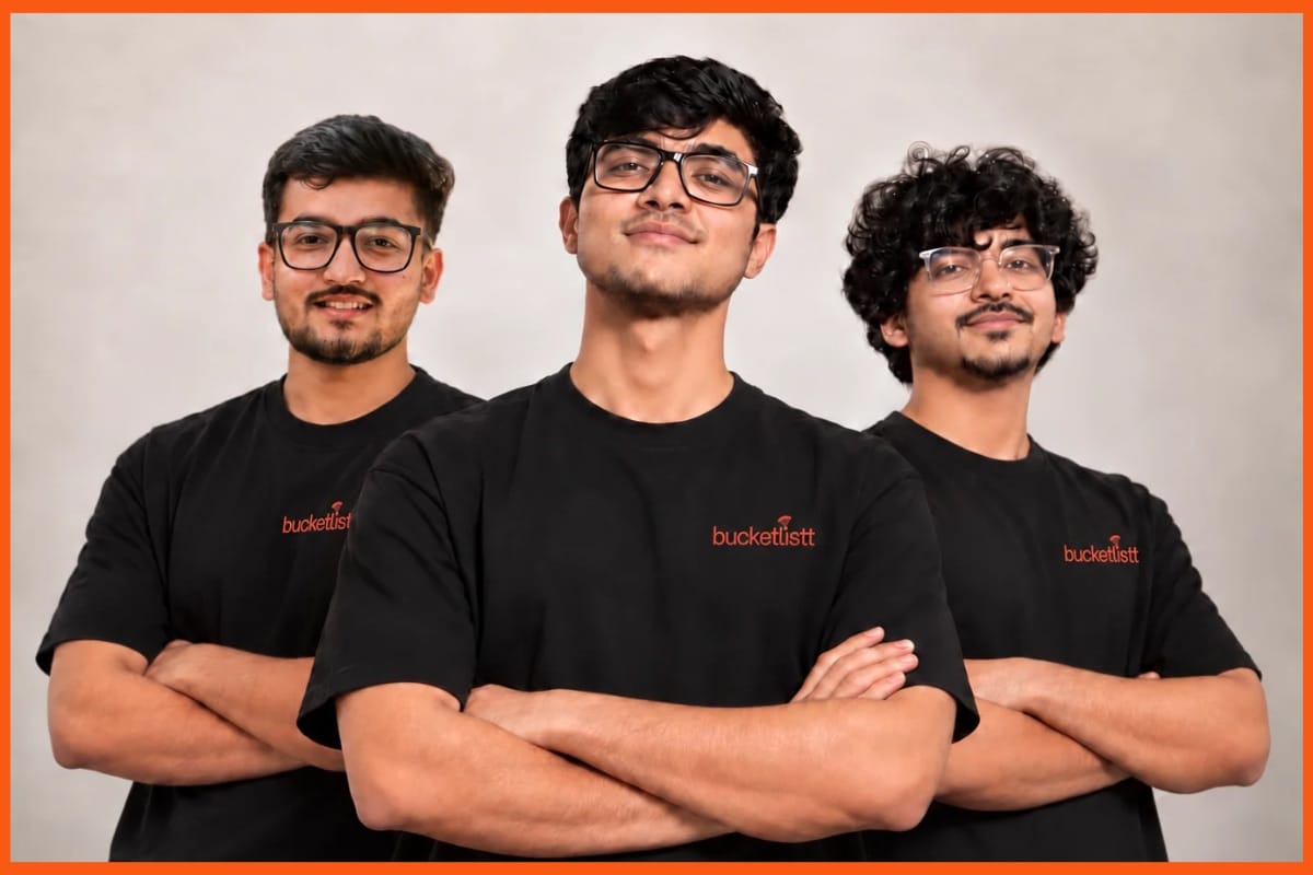 buketlistt.com Founders - Nitant Desai, Shubham Makhecha, Divyam Shah