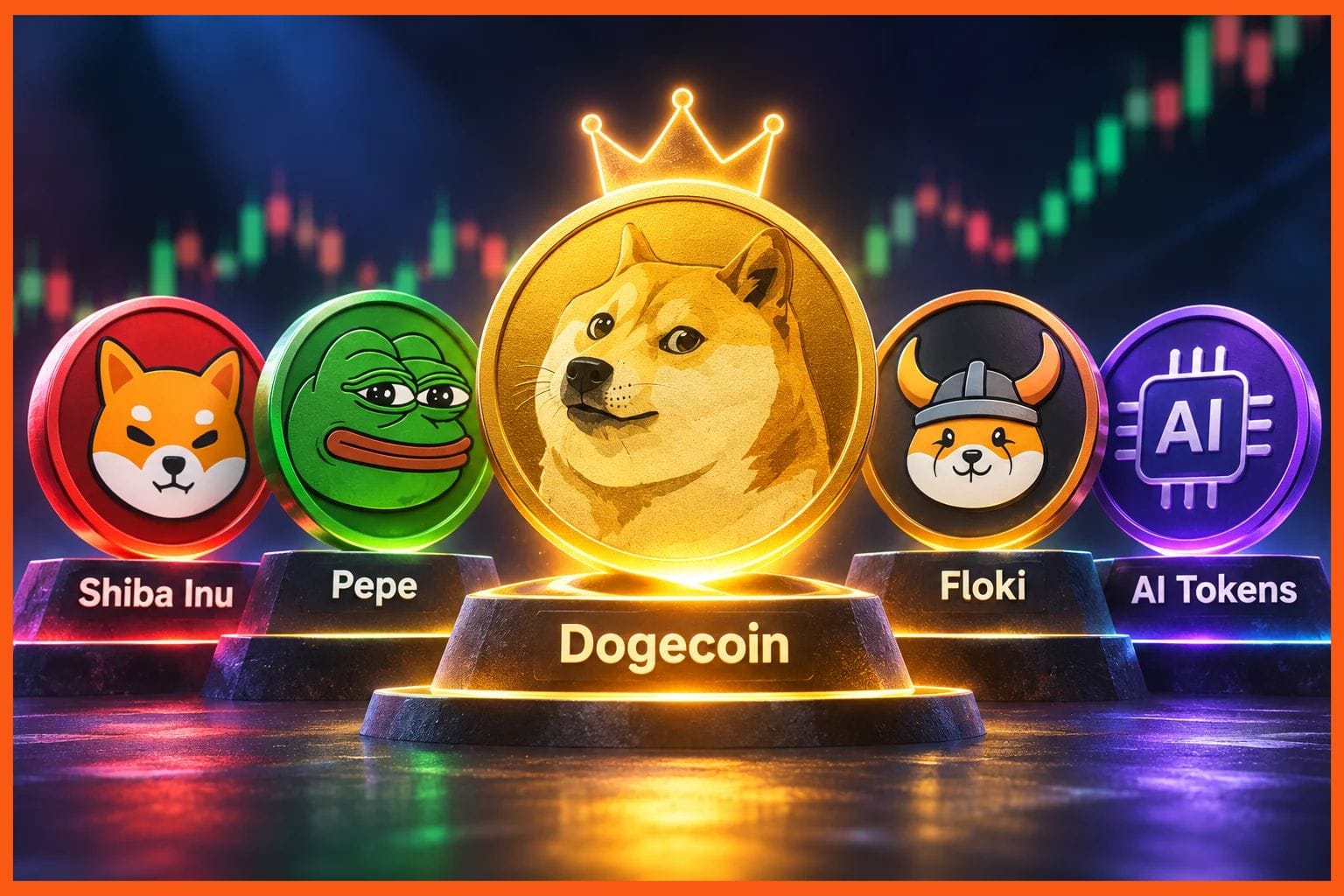 Dogecoin Rivals in 2026: Shiba Inu, Pepe, Floki and AI Coins