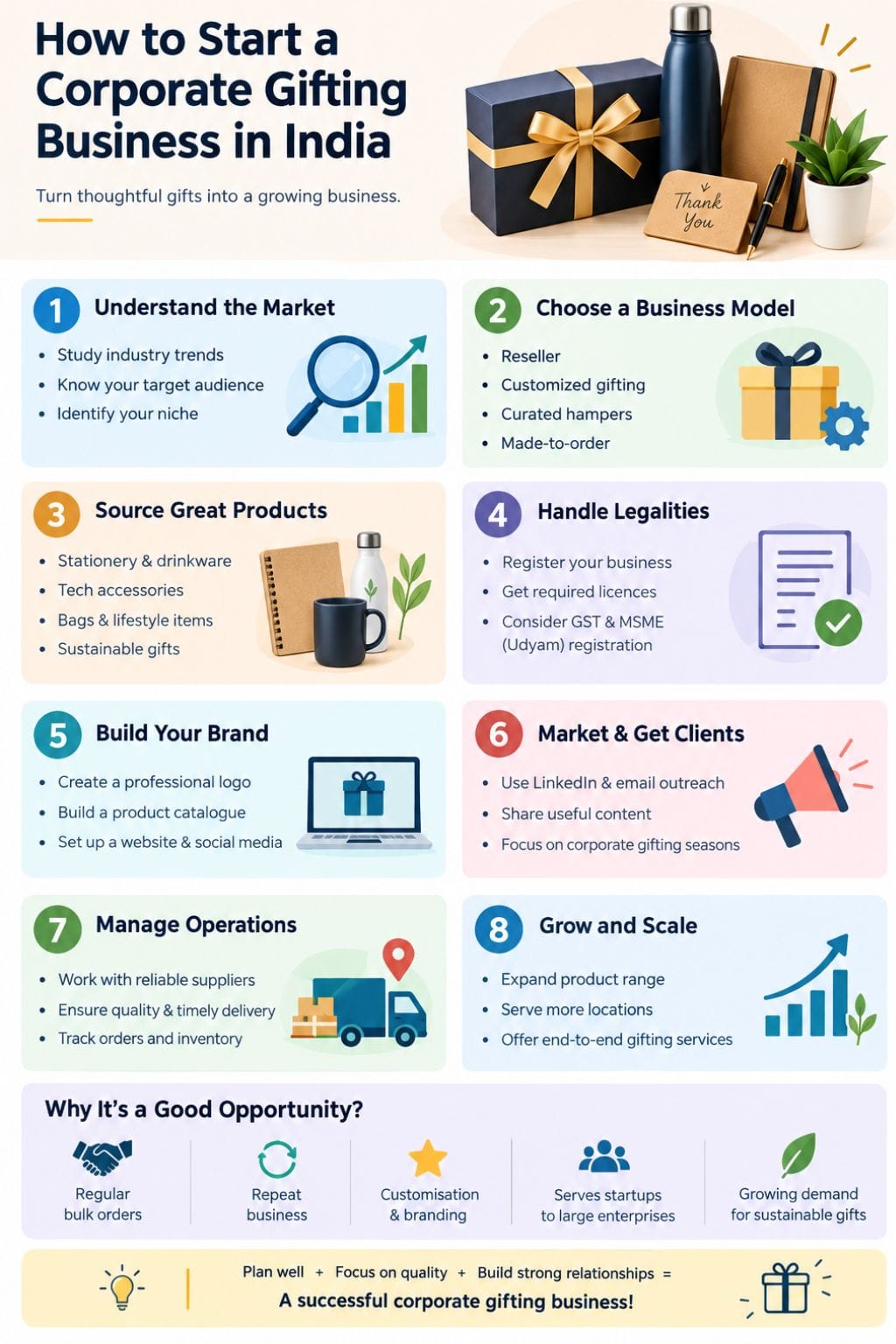 How to Start a Corporate Gifting Business in India?