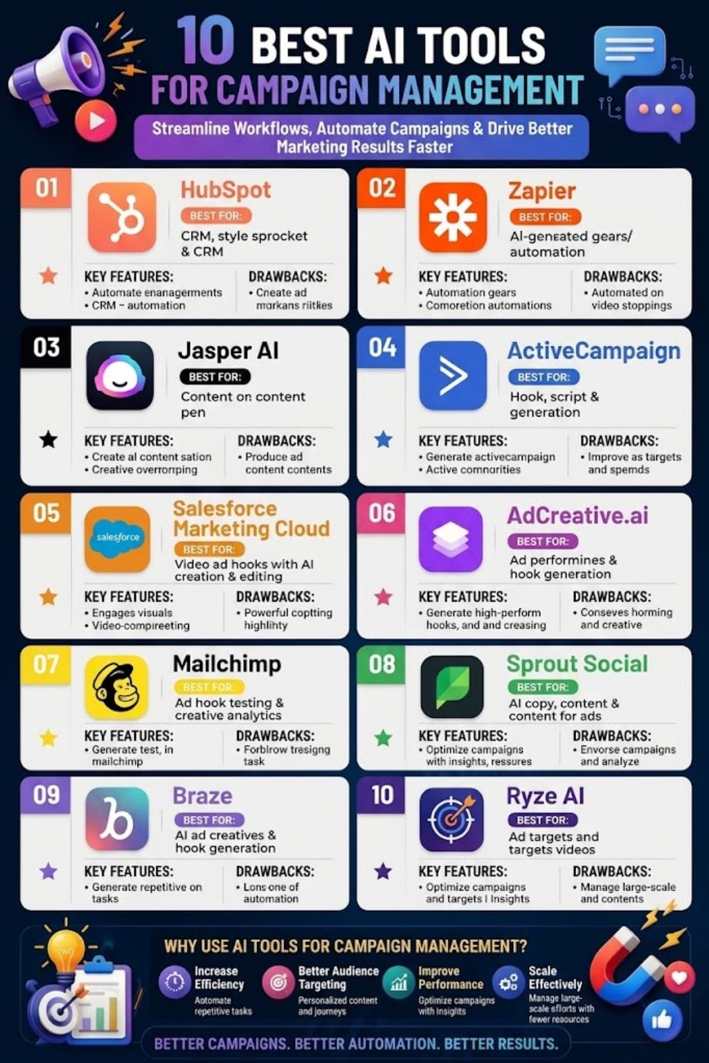 Best AI Tools for Automated Campaign Management
