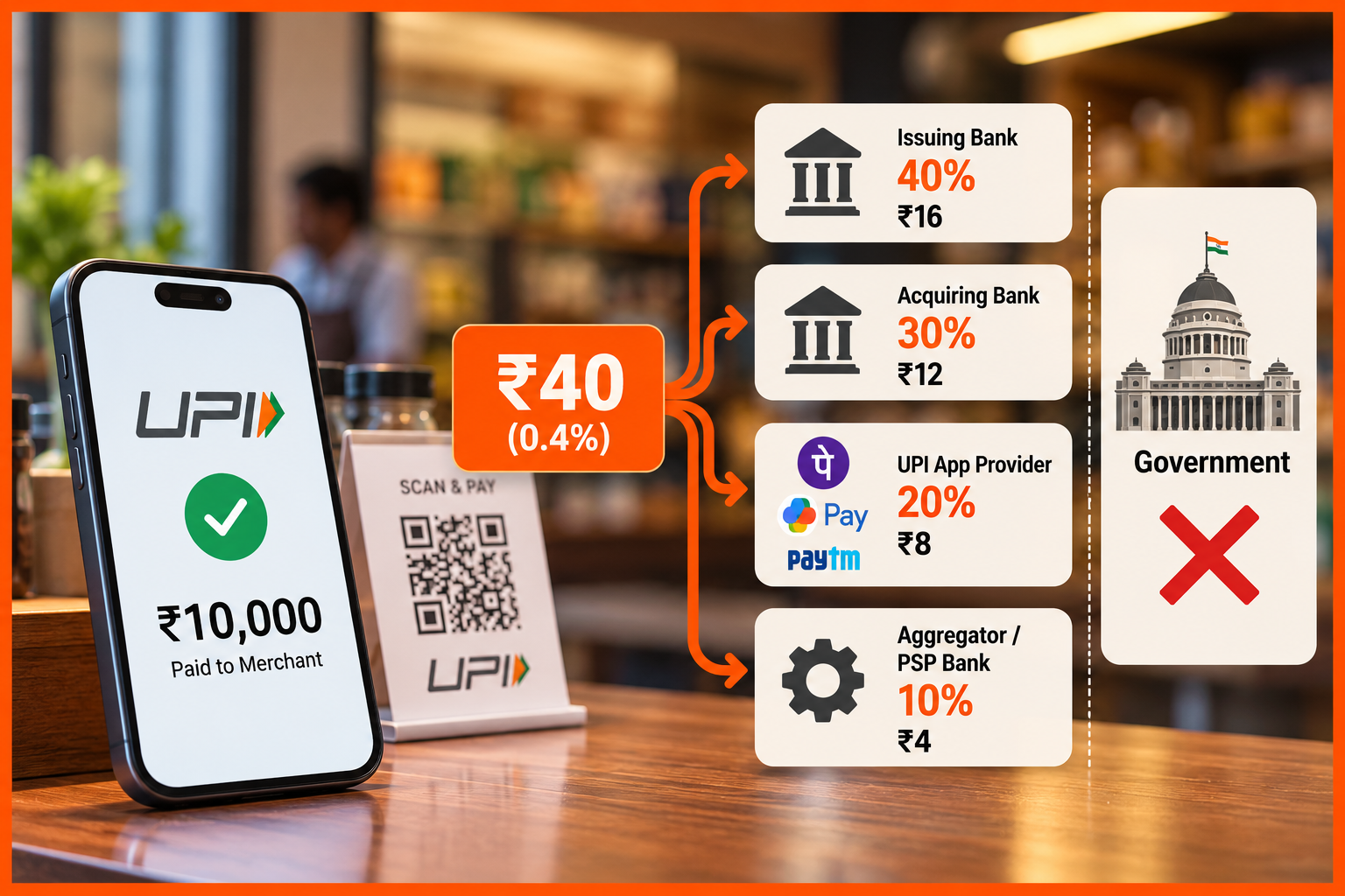UPI's New Fee Pool: Who Gets Paid, Explained