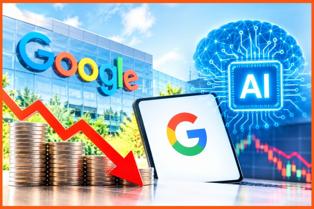 Alphabet faces AI disruption as market value drops by $500 billion