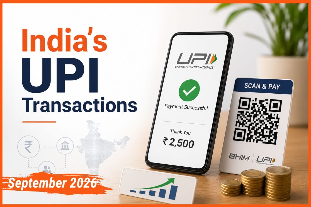UPI Daily Transactions Cross 800 Million for the First Time: 24.07 Billion Transactions in September 2026