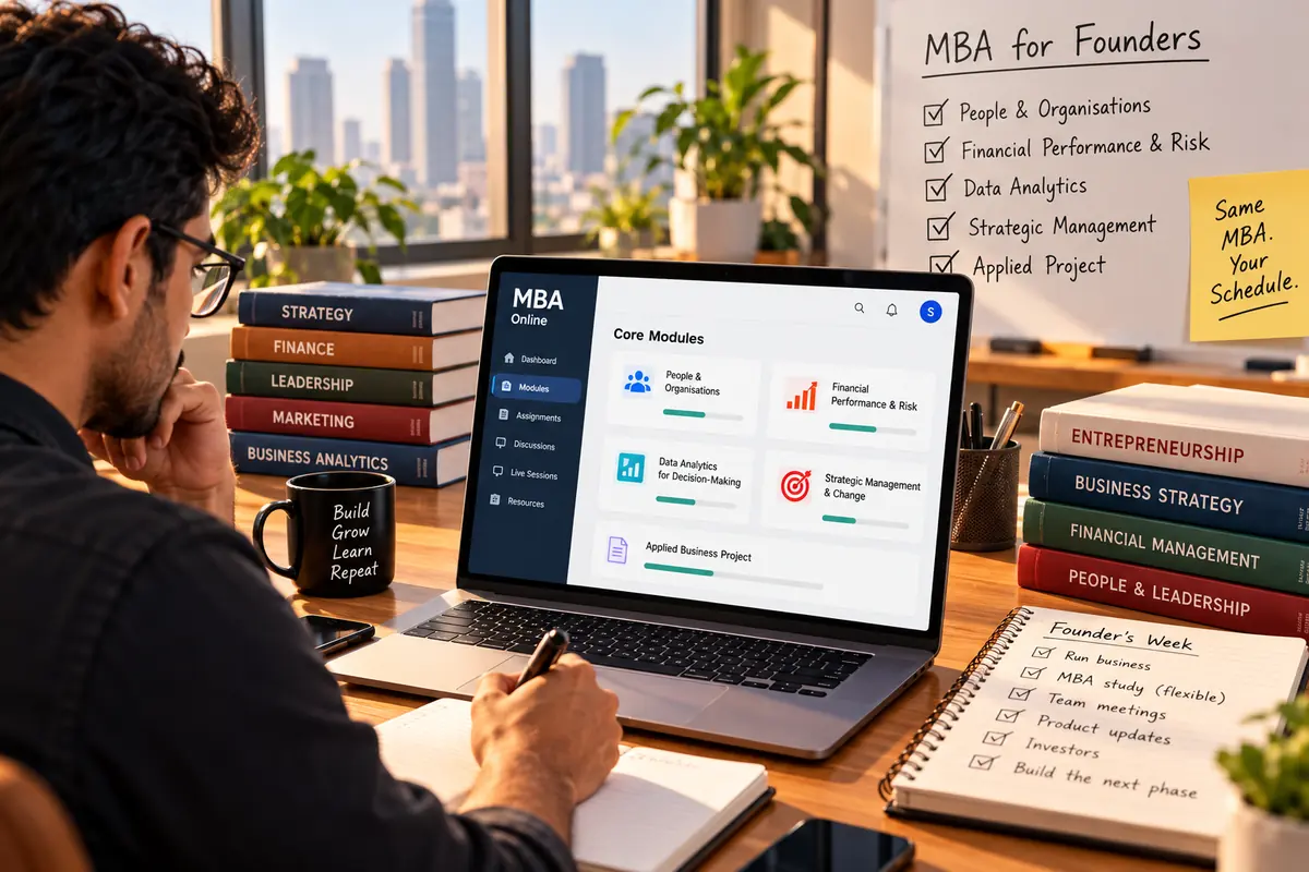 Studying an online MBA while running your startup: what it teaches and how to choose one
