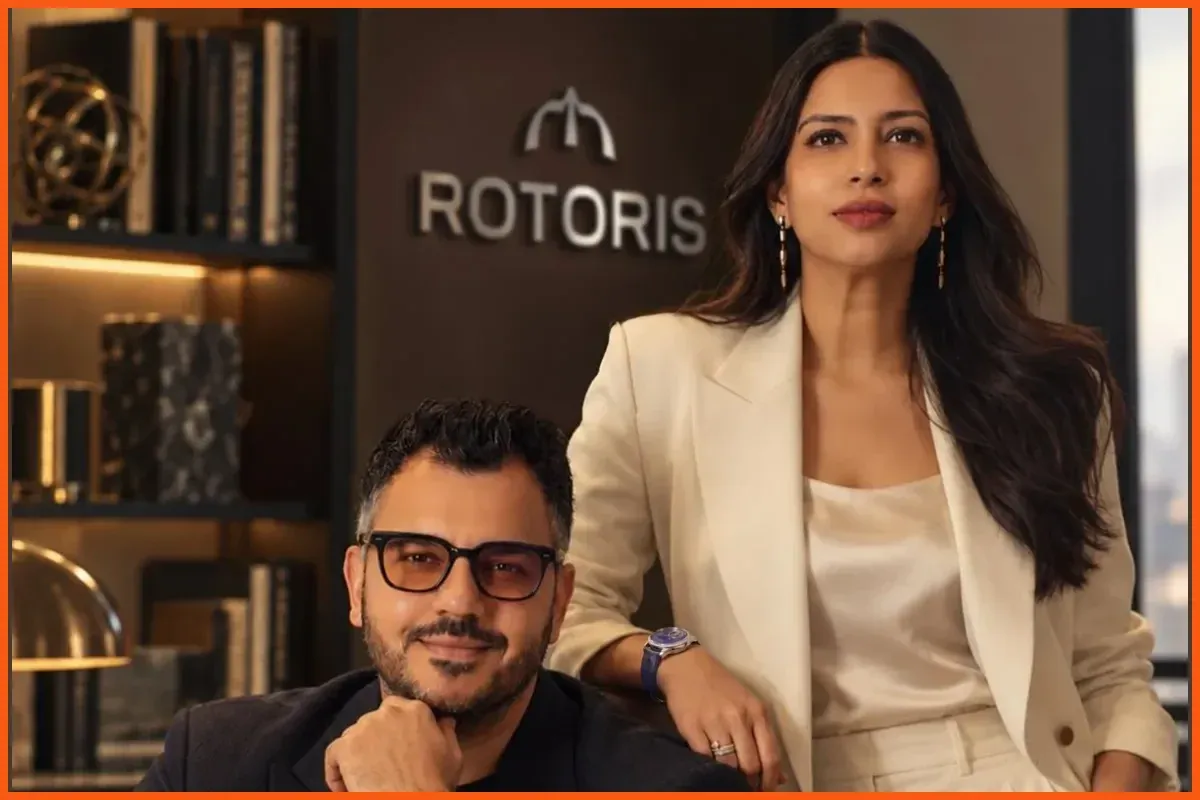 Rotoris co-founders Aakash Anand and Prerna Gupta